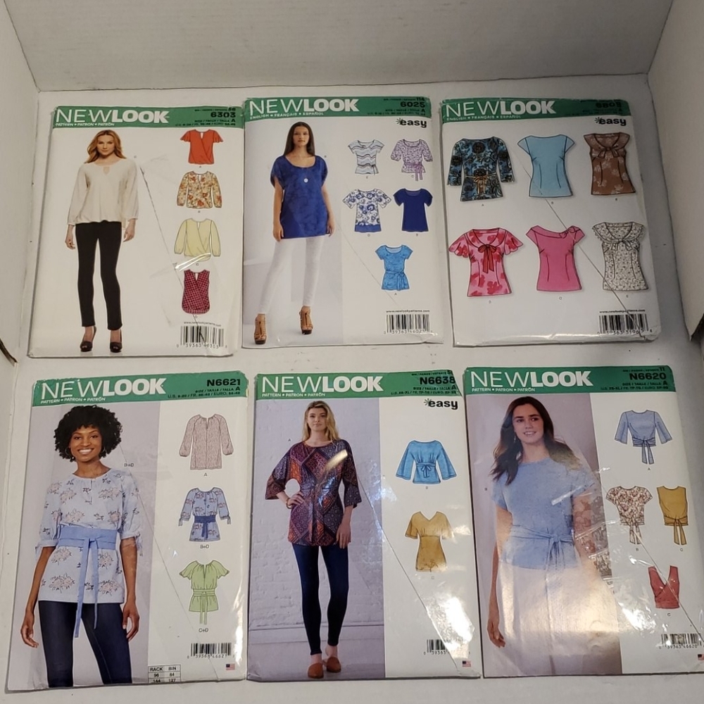 New Look Patterns Top Shirt Blouse Tunic